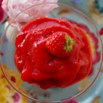 Erdbeer-Campari-Sorbet