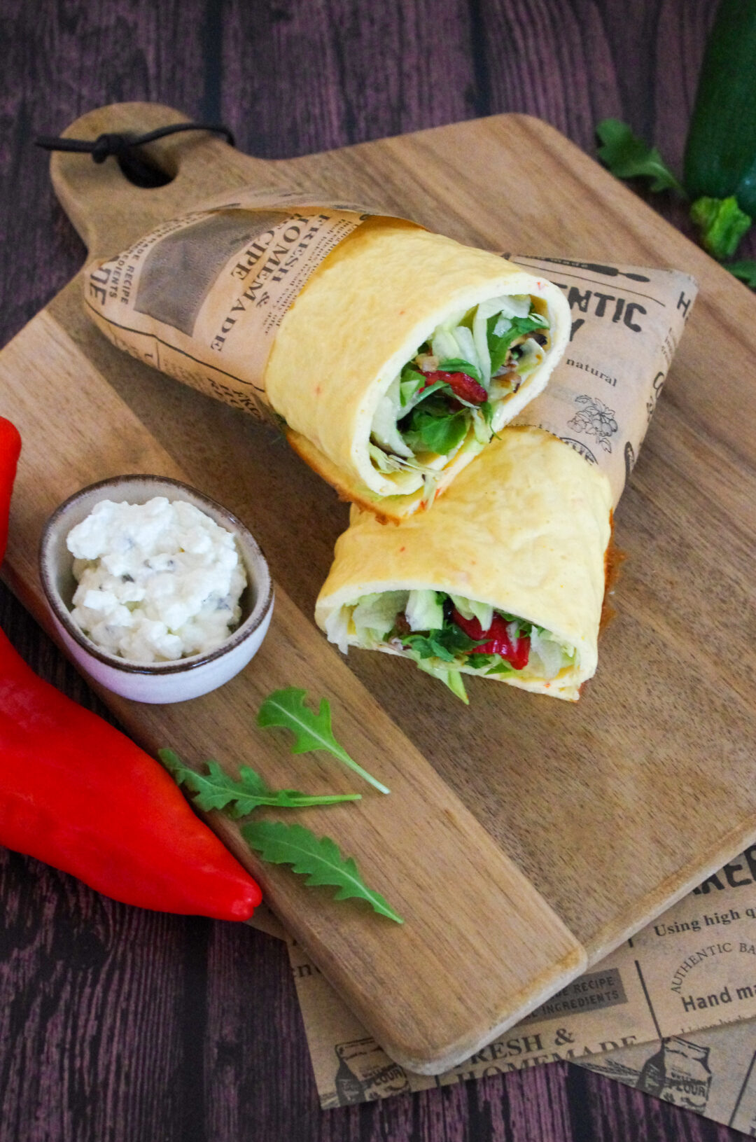 Cottage Cheese-Wrap