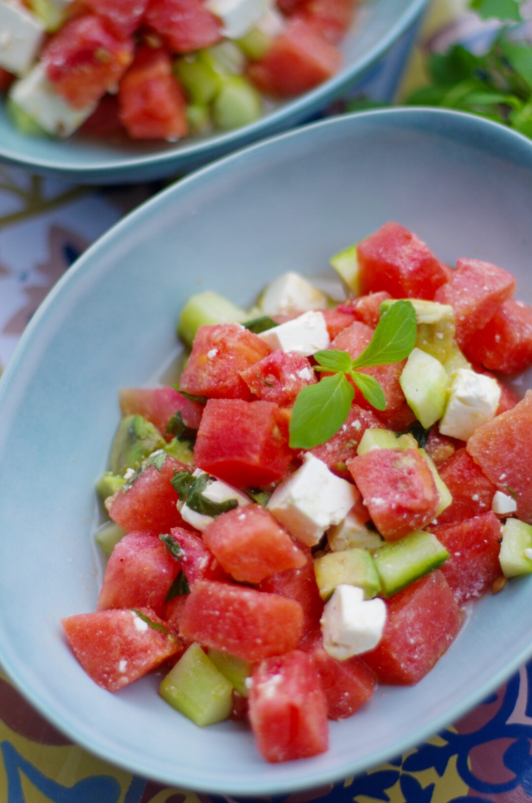 Wassermelonen-Feta-Salat